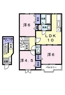 カシオペア B【2階】の間取り