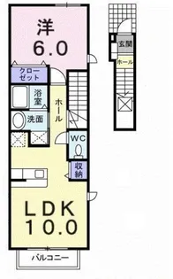 ステラ プレッソ A【2階】の間取り