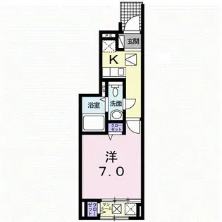 ヴィラ・アルトゥーラ【1階】の間取り