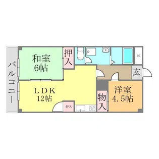 メゾンハイツ西山【305号室】の間取り