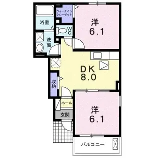 ソルビエント【1階】の間取り