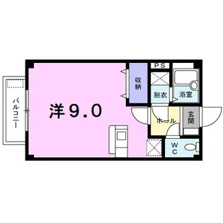 ハイツヒロセ【1階】の間取り