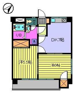 グランアソシアⅡ【401号室】の間取り