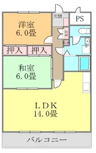 オーキッドテラス志津川・【402号室】の間取り