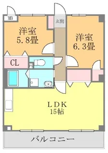 フィネス幸・【301号室】の間取り