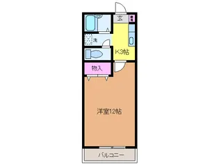 メゾン・ドゥ・シュー【302号室】の間取り