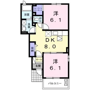 プルマージュA・R【1階】の間取り