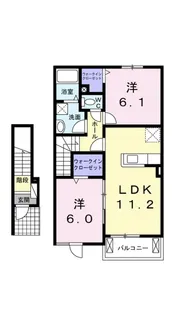 グレイス ヌーヴォー N【2階】の間取り