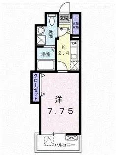 アプレザンレーヴ【3階】の間取り