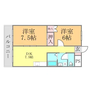 グレース88【513号室】の間取り