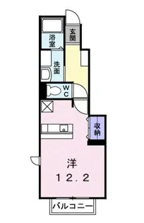 シャルル道後【1階】の間取り