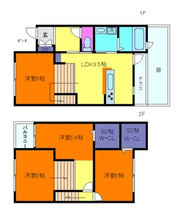 コージィコートの間取り