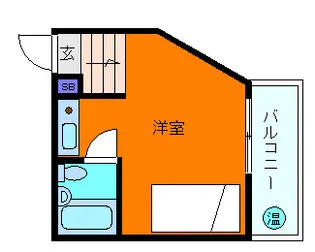 Dcourt六甲(旧:ドミトリー阪急六甲)【3階】の間取り
