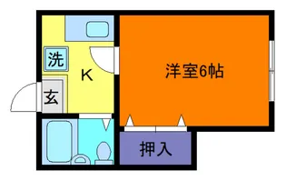 アーバンヴィレッジ篠原本町【4階】の間取り