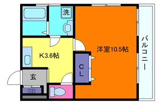 御影サンシャイン【2階】の間取り