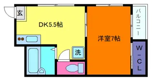 グリーン本山【2階】の間取り