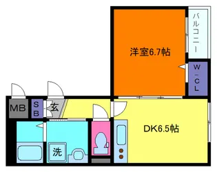 LIBERTA御影【4階】の間取り