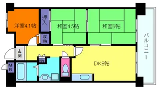 プロスペリテ神戸【5階】の間取り