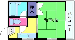 生藤ハイツ【2階】の間取り