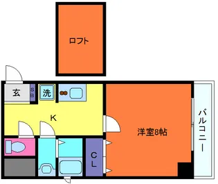 エスペランサ灘駅前【5階】の間取り