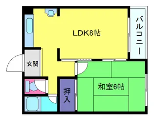 メゾン六甲(深田町)【2階】の間取り