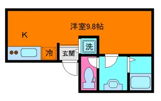 グランデ石屋川3【2階】の間取り