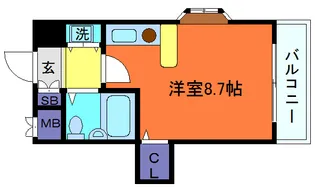 パークレジデンス御影【8階】の間取り