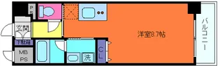 エル・セレーノ石屋川【4階】の間取り