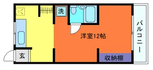 寺口ハイツ【2階】の間取り