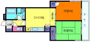 エスポワール魚崎【3階】の間取り