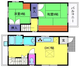 兵庫県神戸市灘区友田町1丁目【一戸建】の間取り