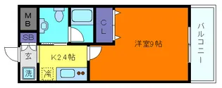 リッツコート六甲【2階】の間取り