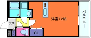 ラウル六甲道【8階】の間取り