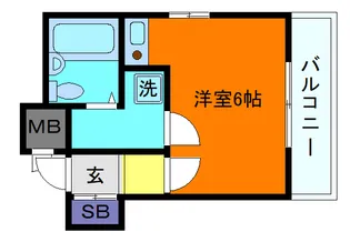 グロスアベニュー【1階】の間取り