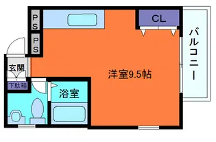 エルデ六甲【4階】の間取り