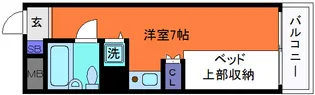 Dcourt六甲(旧:ドミトリー阪急六甲)【3階】の間取り