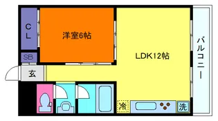 灘ロイヤルハイツ【5階】の間取り