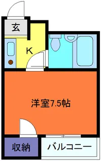 兵庫県神戸市灘区水道筋4丁目【マンション】の間取り