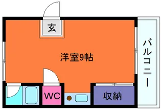 大門荘【3階】の間取り