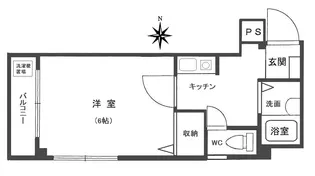 ルミエールUOZAKI【2階】の間取り