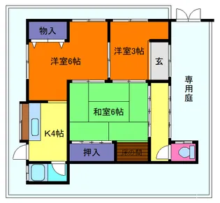 兵庫県神戸市東灘区西岡本4丁目【一戸建】の間取り
