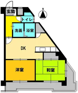 ルミナス山の街【3階】の間取り