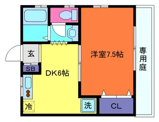 和光ハイツ【1階】の間取り