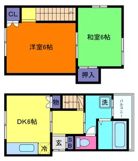 坂東ハウスⅡの間取り