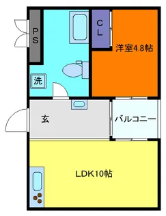 OAZO芦屋上宮川町【4階】の間取り