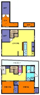 兵庫県神戸市中央区熊内町5丁目【一戸建】の間取り