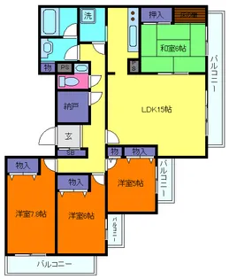 シュネルパーク・レジデンス【3階】の間取り