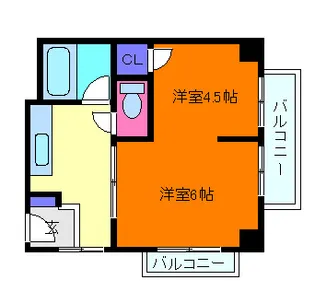 エルパラッツォ記田【2階】の間取り
