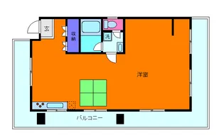 サニーライフ住吉【4階】の間取り