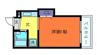 セルダンハイツ大石東【3階】の間取り